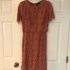 Lulus midi lace dress